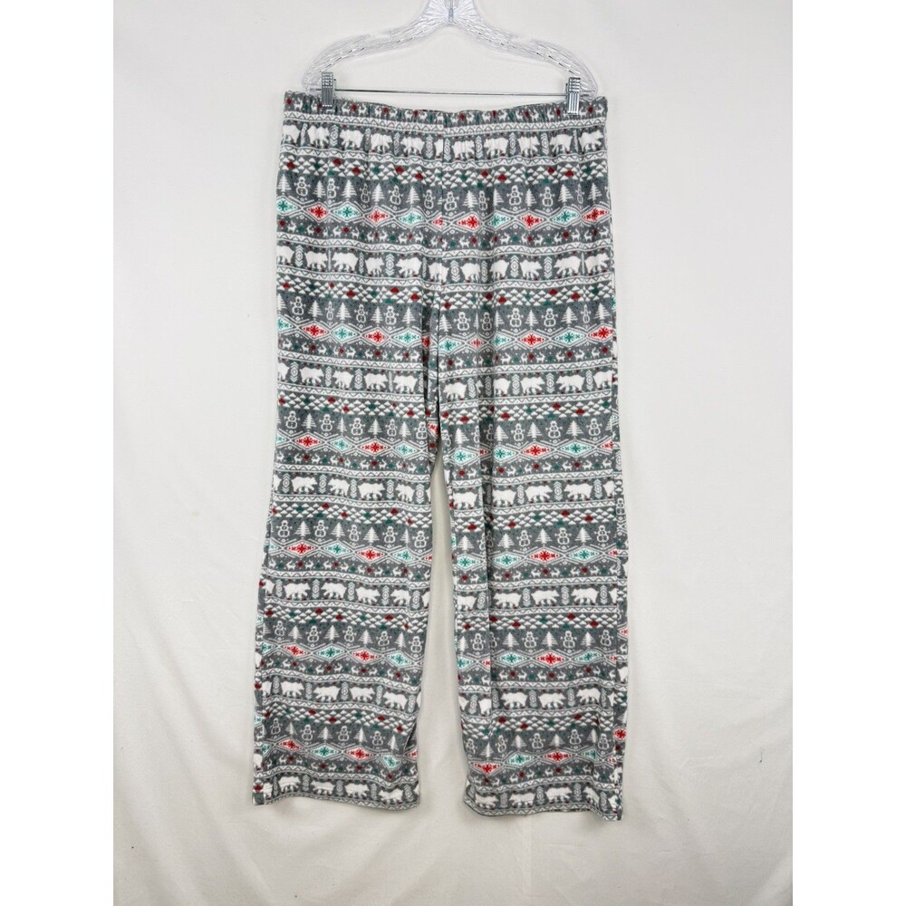 Wondershop Size XL Women’s Gray Christmas Print Pajama Pants - Picture 2 of 16